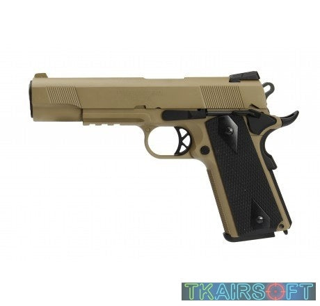 WE 1911 TACTICAL GBB PISTOL TAN