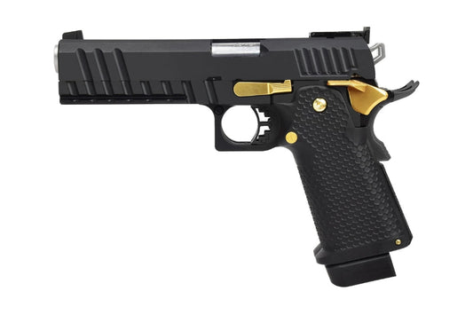 AW Custom AW-HX2102 Double Barrel Hi-Capa GBB Pistol (BK)