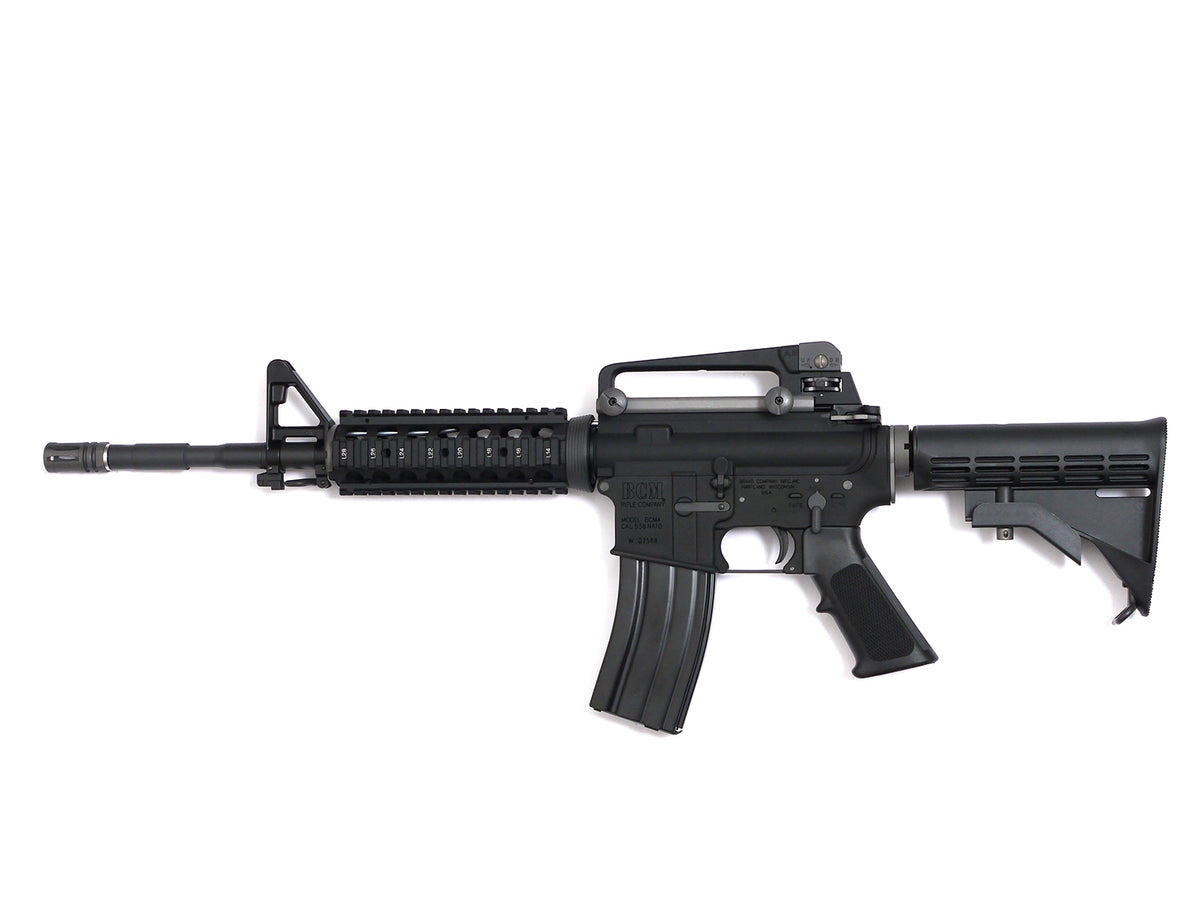 TK CUSTOM / WE M4 RIS GBB RIFLE BK (BCM MARKING)