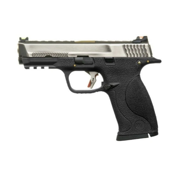 WE BIG BIRD / M&P9 T5A GBB Airsoft ( Silver Slide / Gold Barrel / Black Frame )