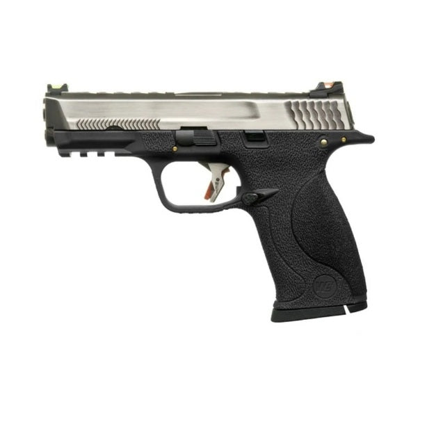 WE BIG BIRD / M&P9 T6A GBB Airsoft ( Silver Slide / Silver Barrel / Black Frame )