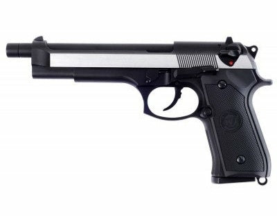 WE M9 LONG GBB PISTOL 2T (BLACK GRIP)