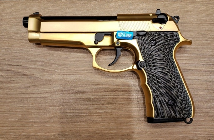 WE M92 EAGLE NEW SYSTEM GBB PISTOL GOLD (Semi-Auto / Full Auto)