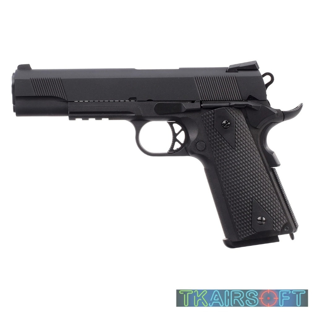 WE 1911 TACTICAL GBB PISTOL BK