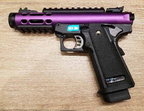 WE 5.1R GALAXY GBB PISTOL PURPLE TYPE A