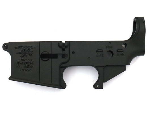TK CUSTOM / WE M4 GBB LOWER FARME BK (SEAL MARKING)