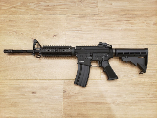 CYBER GUN / WE FN M4 RIS GBB RIFLE BK
