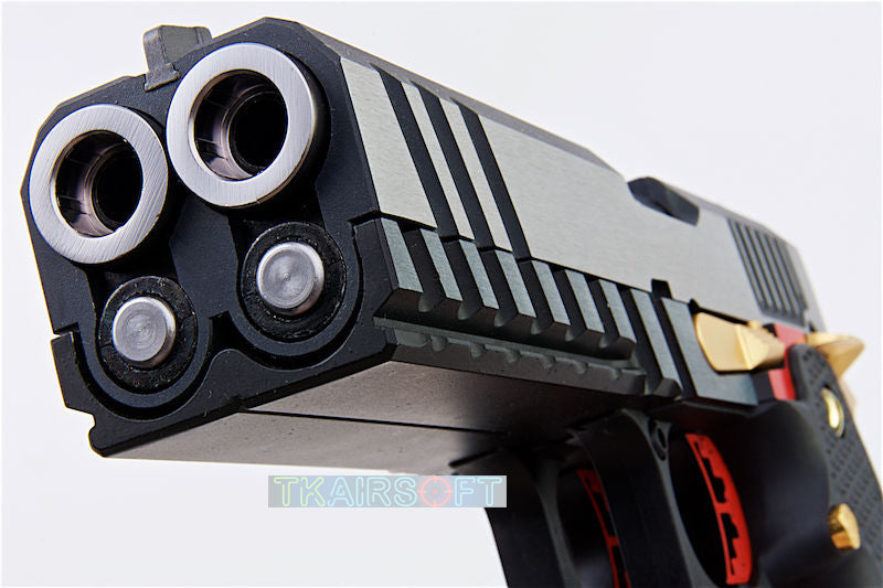 AW Custom AW-HX2101 Double Barrel Hi-Capa GBB Pistol (2T)