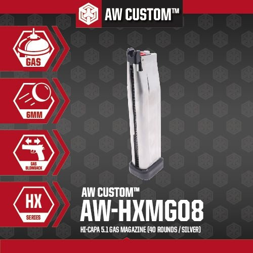 AW Custom Hi-CAPA 5.1 40rd Gas Magazine SV (AW-HXMG08)