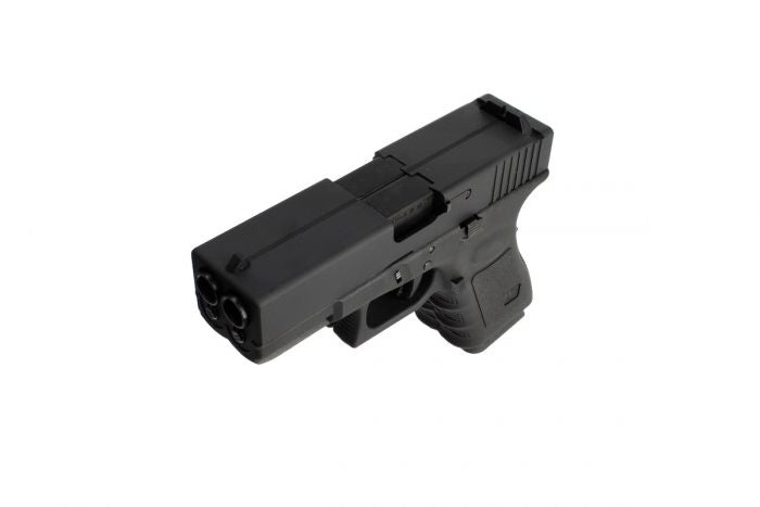 WE G19 DOUBLE BARREL GBB PISTOL BK