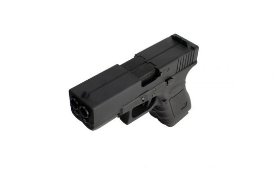 WE G19 DOUBLE BARREL GBB PISTOL BK