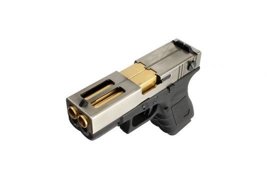 WE G23 DOUBLE BARREL GBB PISTOL SV