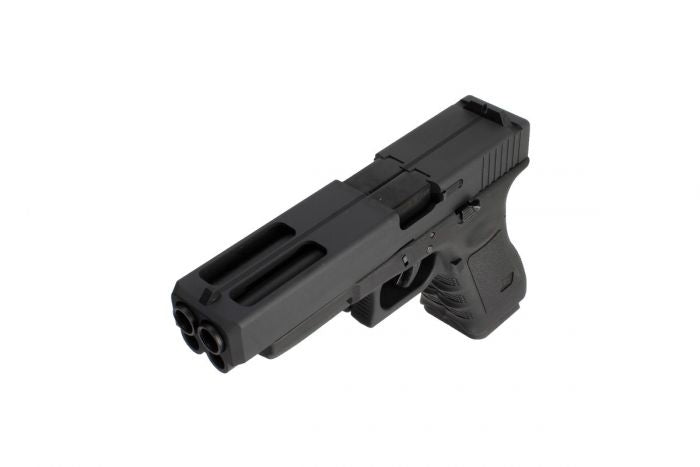 WE G34 DOUBLE BARREL GBB PISTOL BK