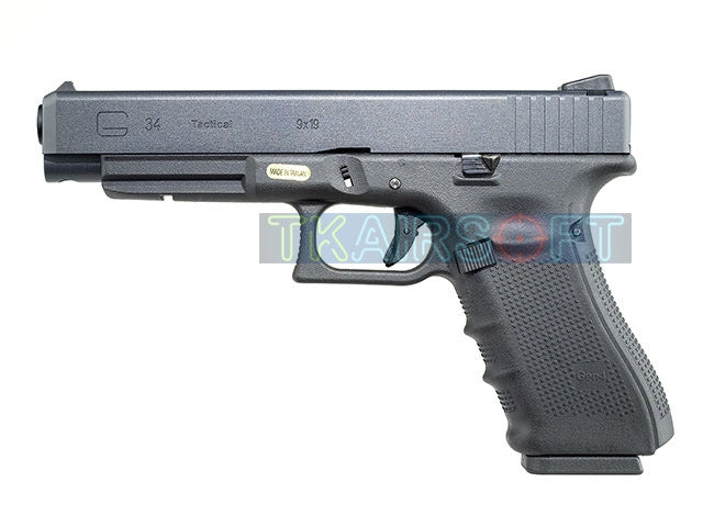WE G34 GEN4 GBB PISTOL BK