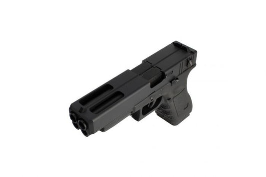 WE G35 DOUBLE BARREL GBB PISTOL BK
