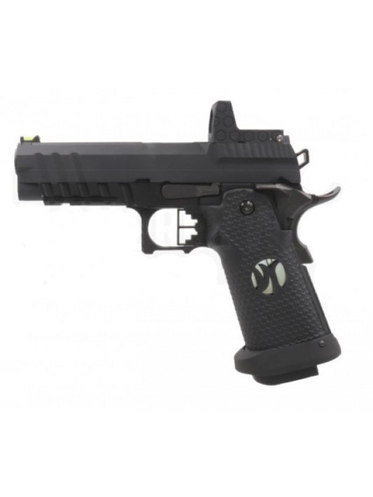 AW Custom HX2602 GBB Airsoft Pistol With Dummy Red Dot Sight ( Black )
