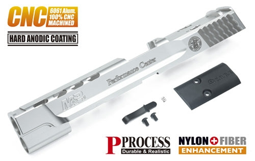Guarder Aluminum CNC Slide for MARUI M&P9L (Performance Center/Silver)