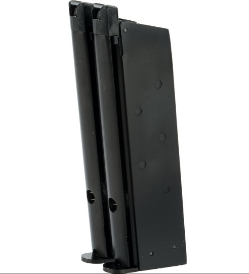 WE 1911 DOUBLE BARREL GAS MAGAZINE BK