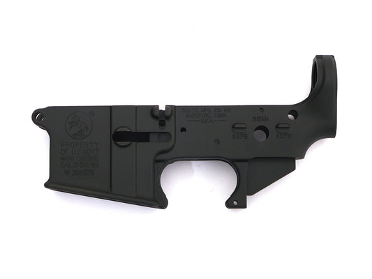 TK CUSTOM / WE M4 GBB LOWER FRAME BK (COLT MARKING)