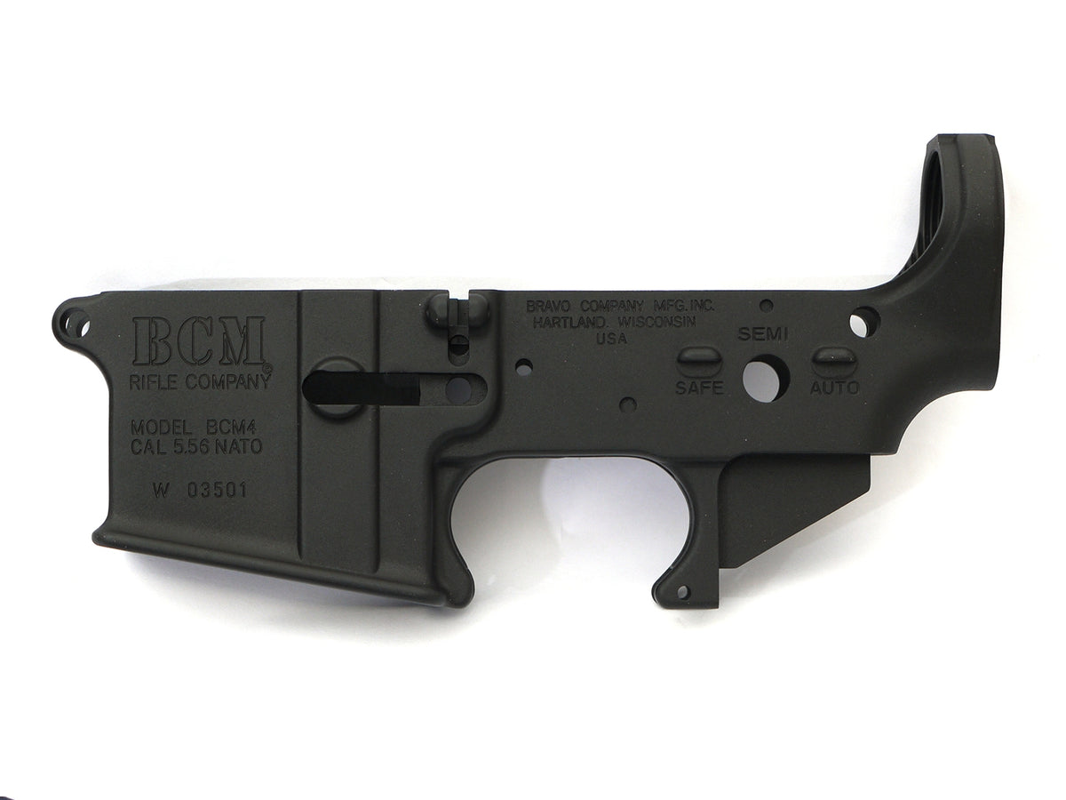 TK CUSTOM / WE M4 GBB LOWER FRAME BK (BCM MARKING)