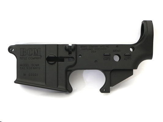 TK CUSTOM / WE M4 GBB LOWER FRAME BK (BCM MARKING)