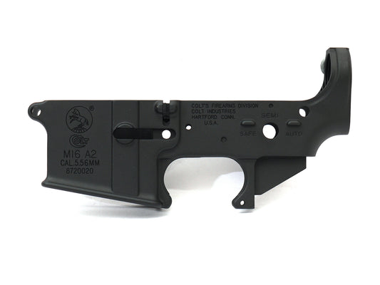 TK CUSTOM / WE M4 GBB LOWER FRAME BK (M16A2 MARKING)