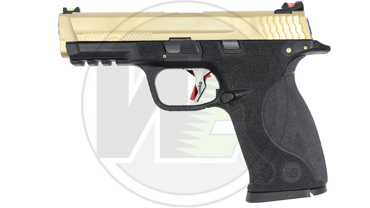 WE Big Brid Wet Titanium Gold (No Hole) GBB Pistol