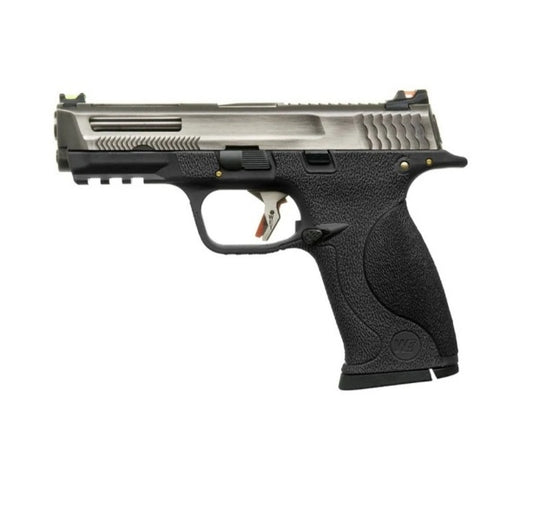 WE BIG BIRD / M&P9 T6B GBB Airsoft ( Silver Slide / Silver Barrel / Black Frame )
