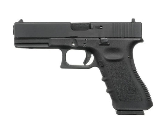 WE G17 DOUBLE BARREL GBB PISTOL BK