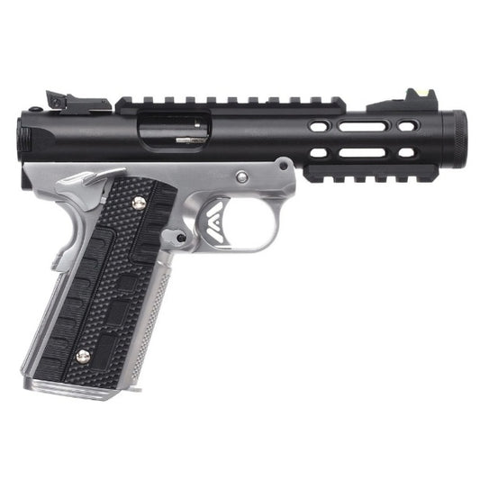 WE 1911 GALAXY GBB PISTOL (BK SLIDE / SV FRAME) TYPE A