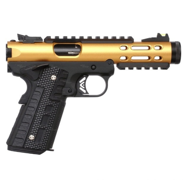 WE 1911 GALAXY GBB PISTOL (GOLD SLIDE / BK FRAME) TYPE A