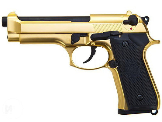 WE M9 GBB PISTOL GOLD